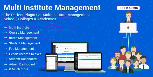 Multi Institute Management By weblizar